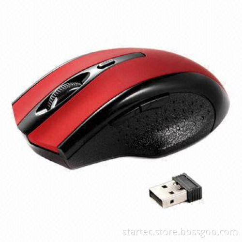 6D Wireless Mice, 2.4G Technology with Nano Receiver, 10m Transmitting Distance